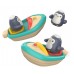 Набір для ванної човен з пінгвіном