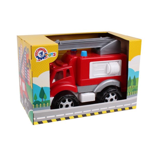 *Транспортна іграшка "Пожежна машина Технок в коробці"