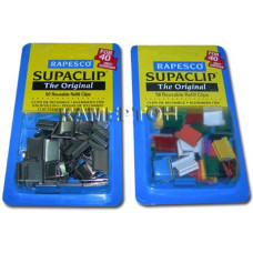 Біндер 50шт кольоров  Supaclip-40 2-40арк RC4050MC
