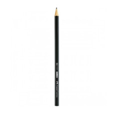 Олівець чорнограф  1111 БЕЗ гумки чорний корпус Faber Castell 