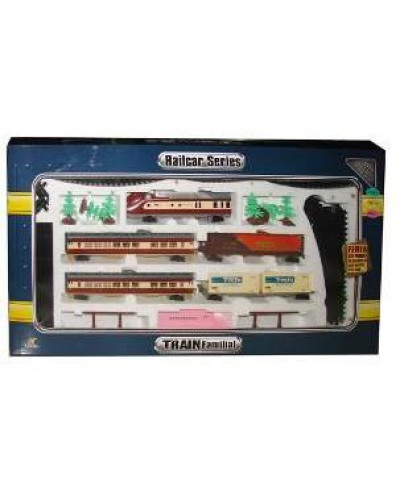 Залізниця 1:87, світло+звук, працює від батарей, 1601А-1,В-1