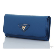 Гаманець 514 BLUE, натуральна шкіра, (невелике пошкодження шкіри всередині)