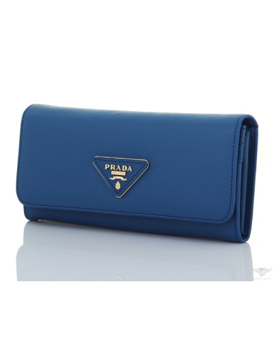 Гаманець 514 BLUE, натуральна шкіра, (невелике пошкодження шкіри всередині)