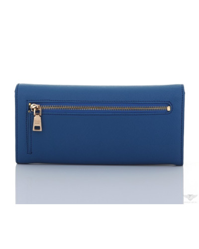 Гаманець 514 BLUE, натуральна шкіра, (невелике пошкодження шкіри всередині)