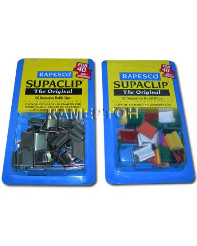 Біндер 50шт сталь  Supaclip-40 2-40арк RC4050SS